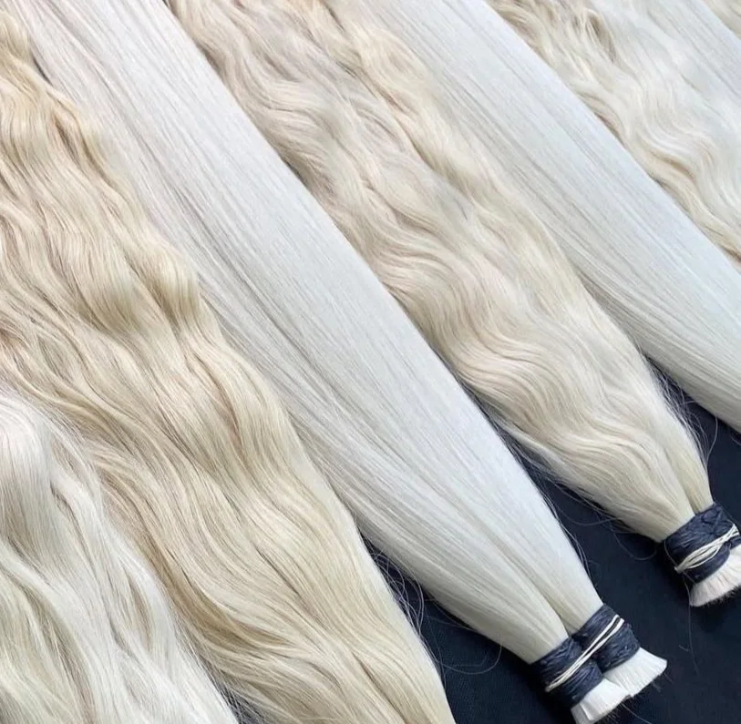 Double drawn Uzbek virgin hair, full to the ends